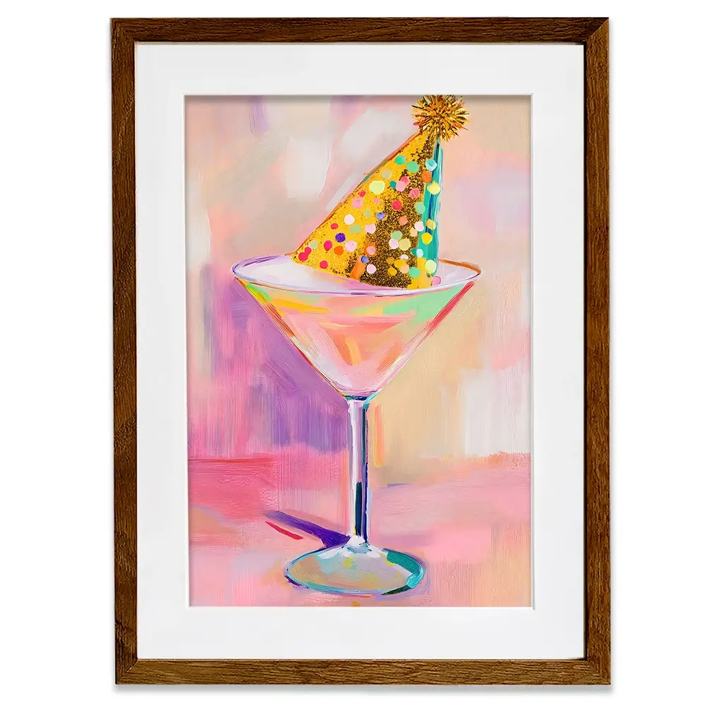 Party Cosmopolitan Framed Art Print Party Cosmopolitan Framed Art Print wall art product LSR Design Studio - Independent