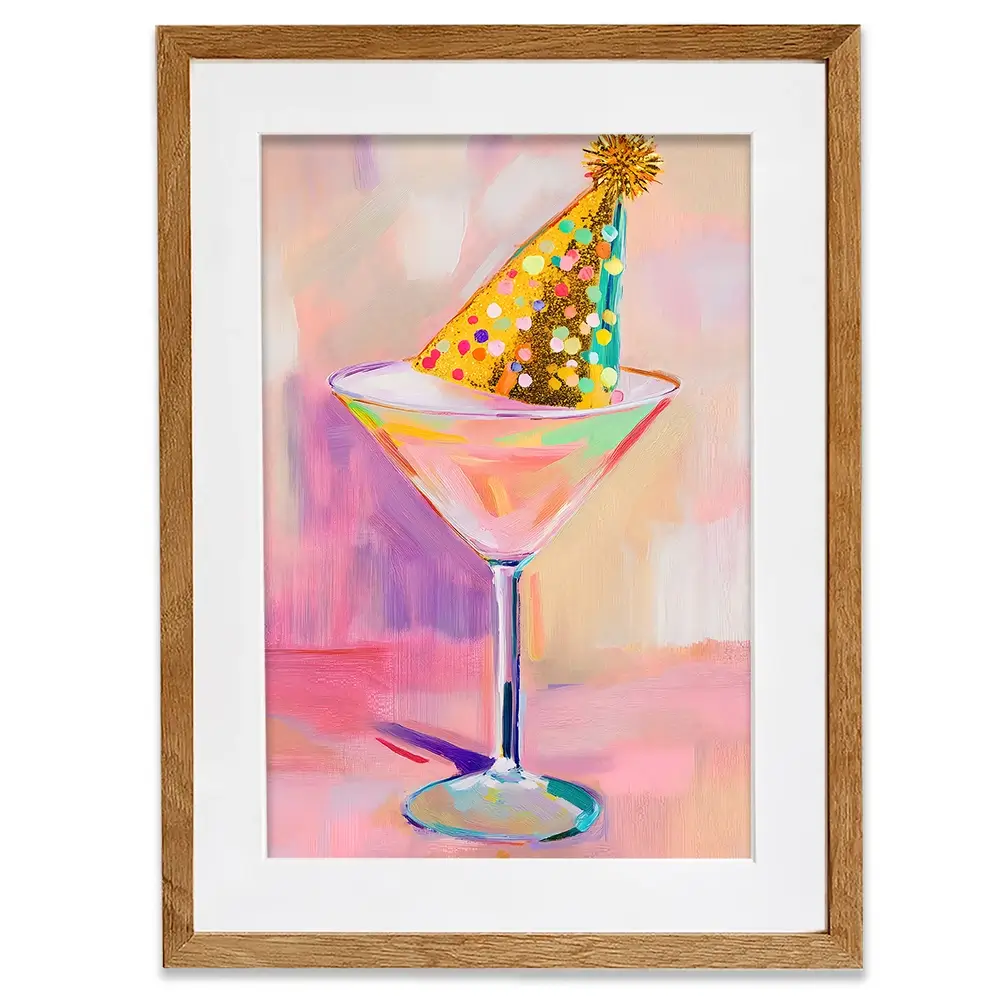 Party Cosmopolitan Framed Art Print Party Cosmopolitan Framed Art Print wall art product LSR Design Studio - Independent