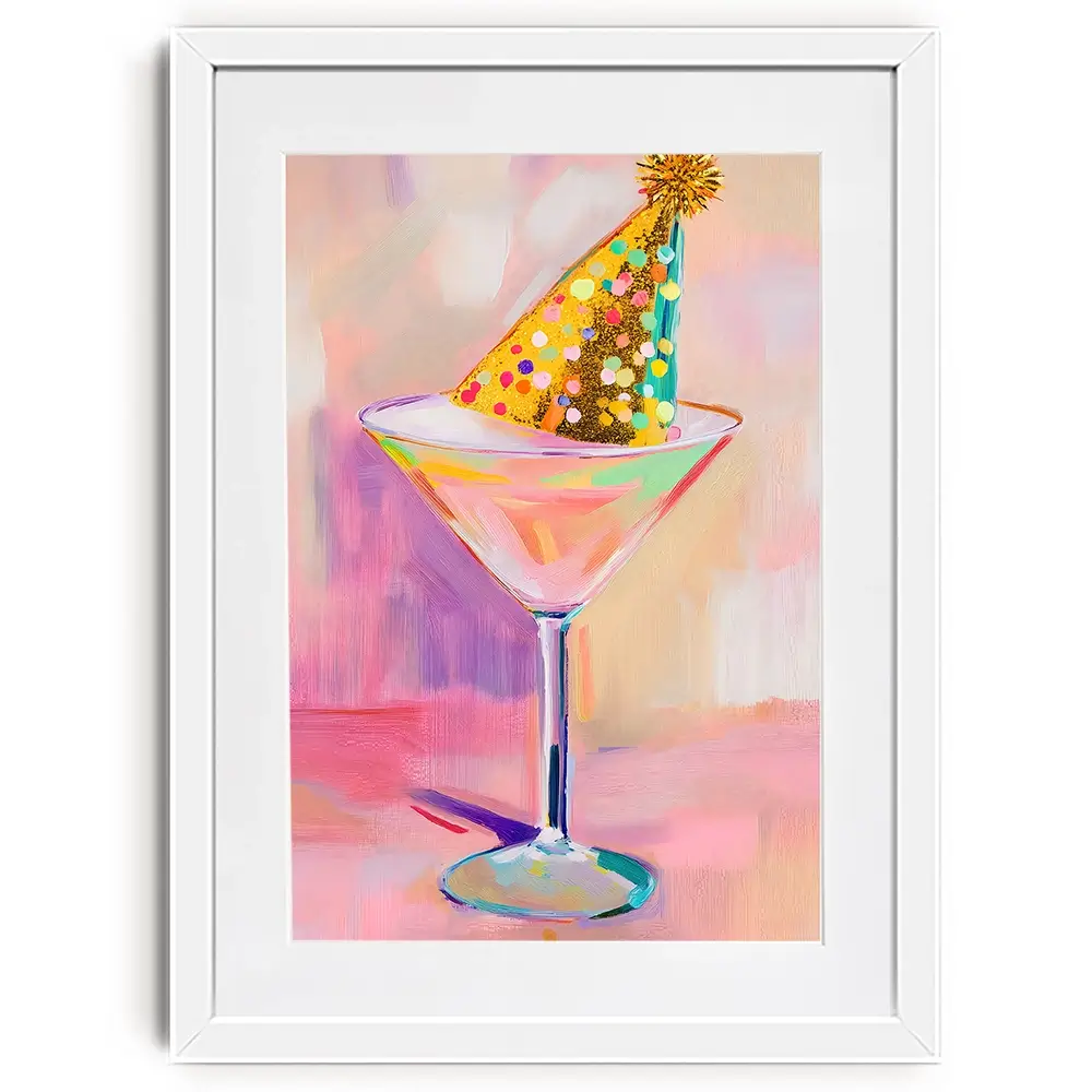 Party Cosmopolitan Framed Art Print Party Cosmopolitan Framed Art Print wall art product LSR Design Studio - Independent
