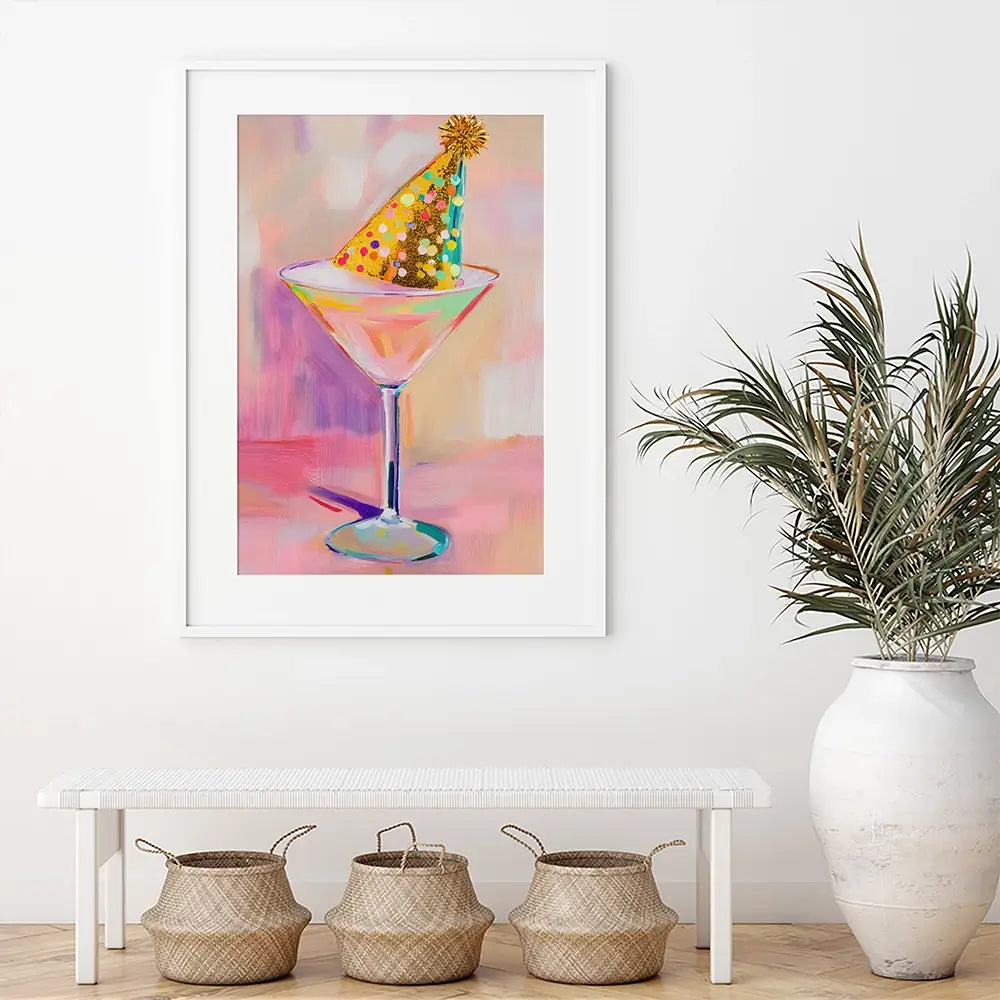 Party Cosmopolitan Framed Art Print Party Cosmopolitan Framed Art Print wall art product LSR Design Studio - Independent