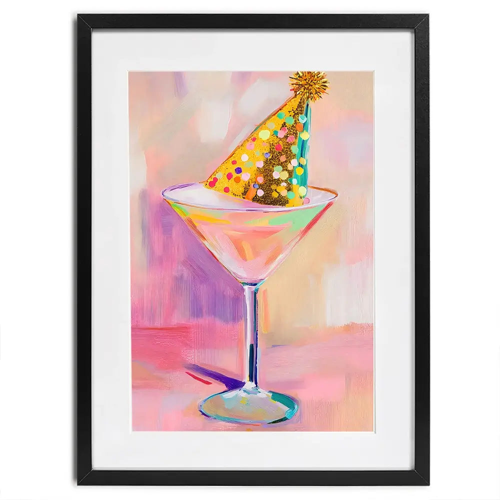 Party Cosmopolitan Framed Art Print Party Cosmopolitan Framed Art Print wall art product LSR Design Studio - Independent