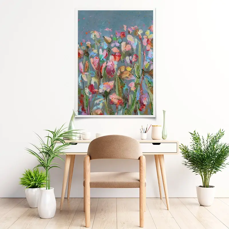 Pastel Flowers Art Print Pastel Flowers Art Print wall art product Studio Paint-Ing