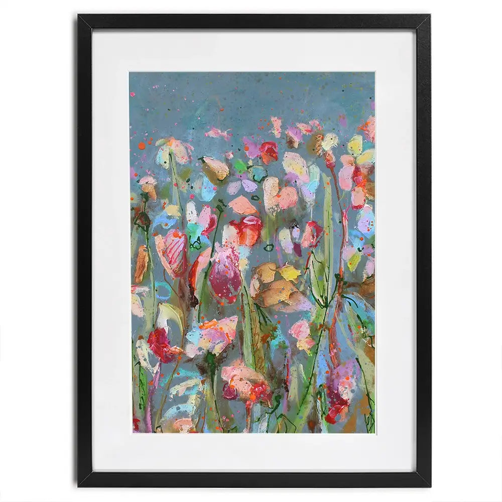 Pastel Flowers Framed Art Print Pastel Flowers Framed Art Print wall art product Studio Paint-Ing