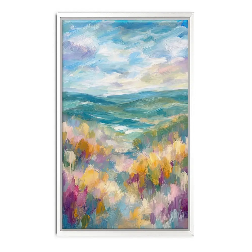 Pastel Pastures Canvas Print Pastel Pastures Canvas Print wall art product David Alexander Elder