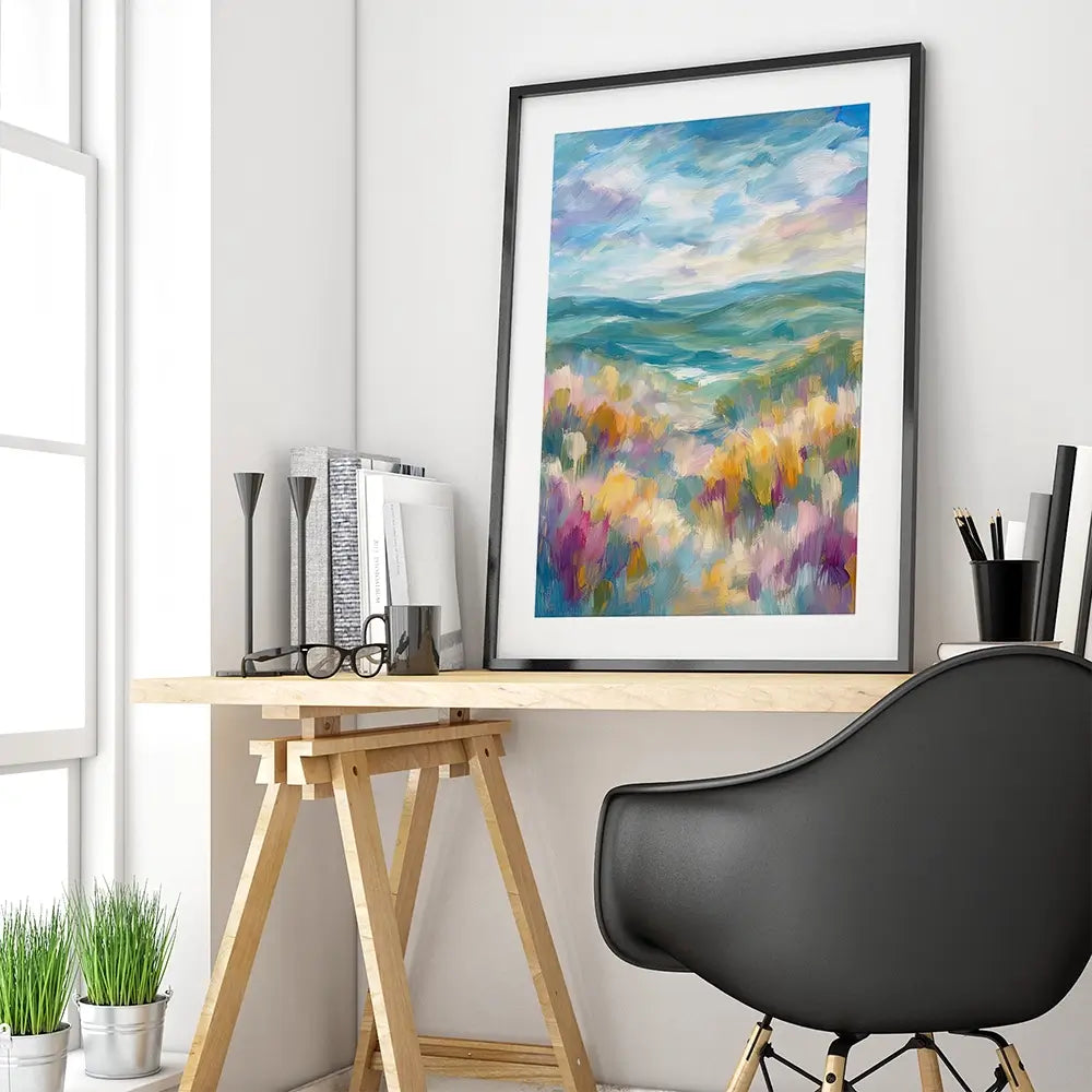 Pastel Pastures Framed Art Print Pastel Pastures Framed Art Print wall art product David Alexander Elder