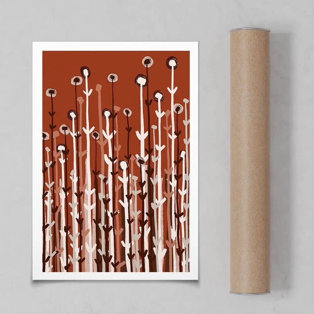 Pastel Plants Art Print Pastel Plants Art Print wall art product Treechild