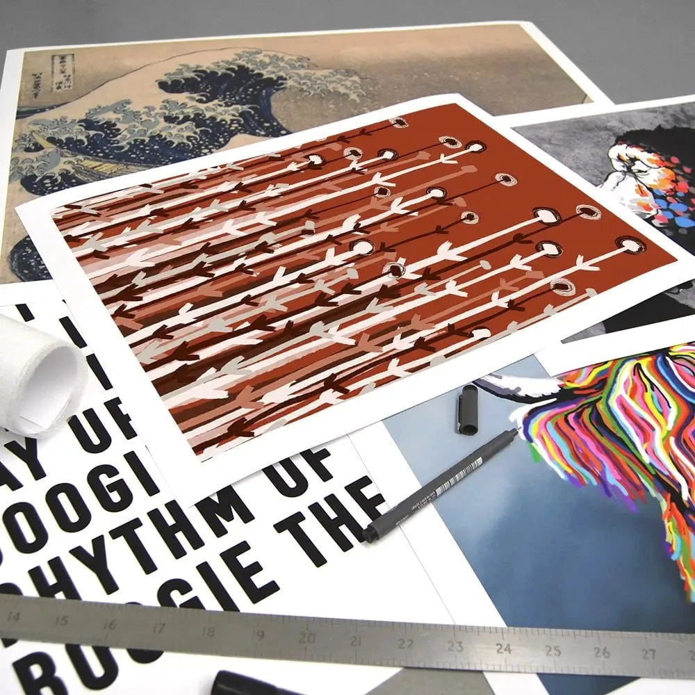 Pastel Plants Art Print Pastel Plants Art Print wall art product Treechild