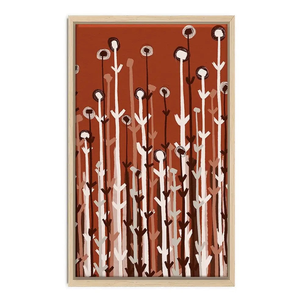 Pastel Plants Canvas Print Pastel Plants Canvas Print wall art product Treechild