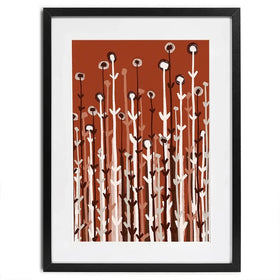 Pastel Plants Framed Art Print Pastel Plants Framed Art Print wall art product Treechild