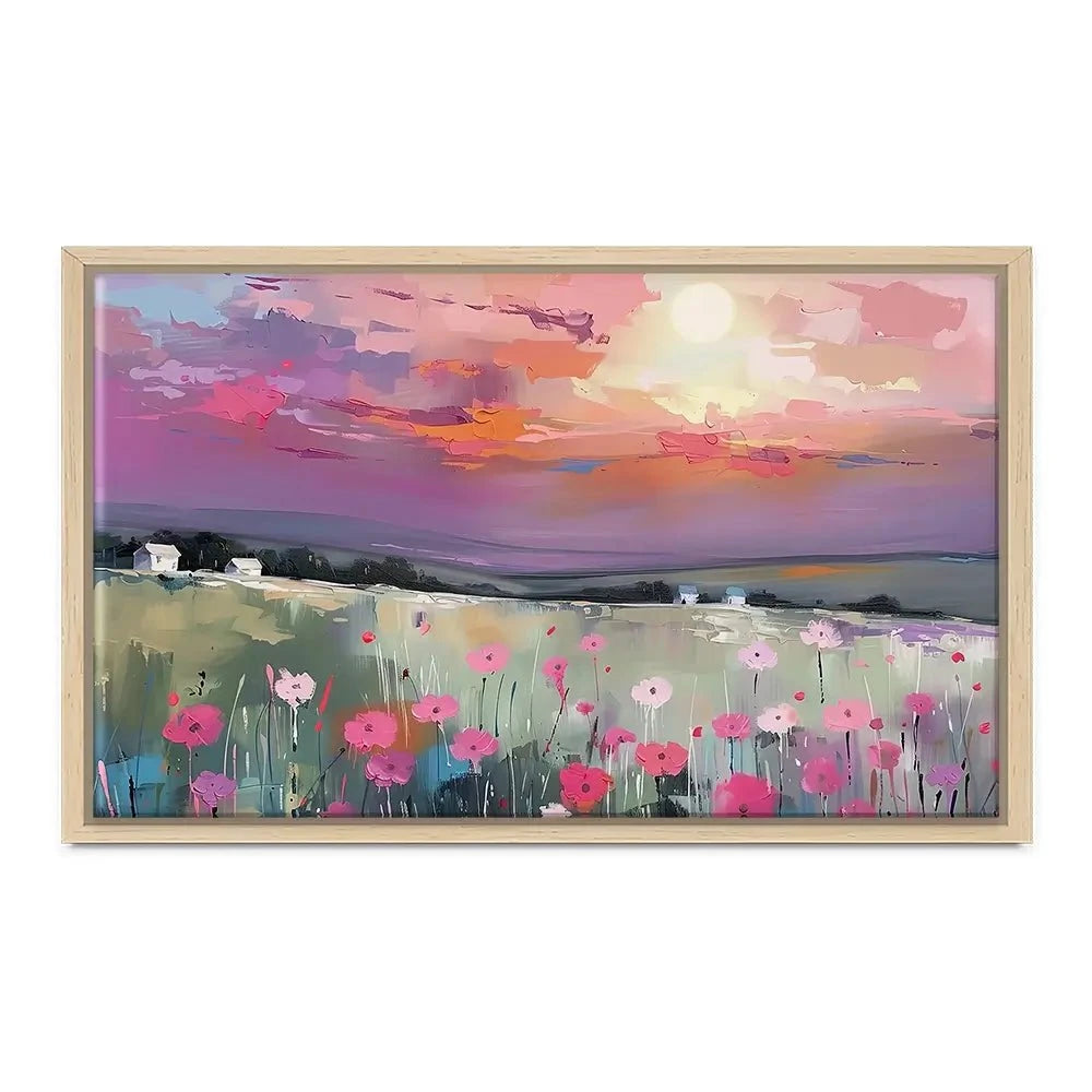 Pasture Dusk Canvas Print Pasture Dusk Canvas Print wall art product David Alexander Elder
