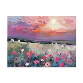 Pasture Dusk Canvas Print Pasture Dusk Canvas Print wall art product David Alexander Elder