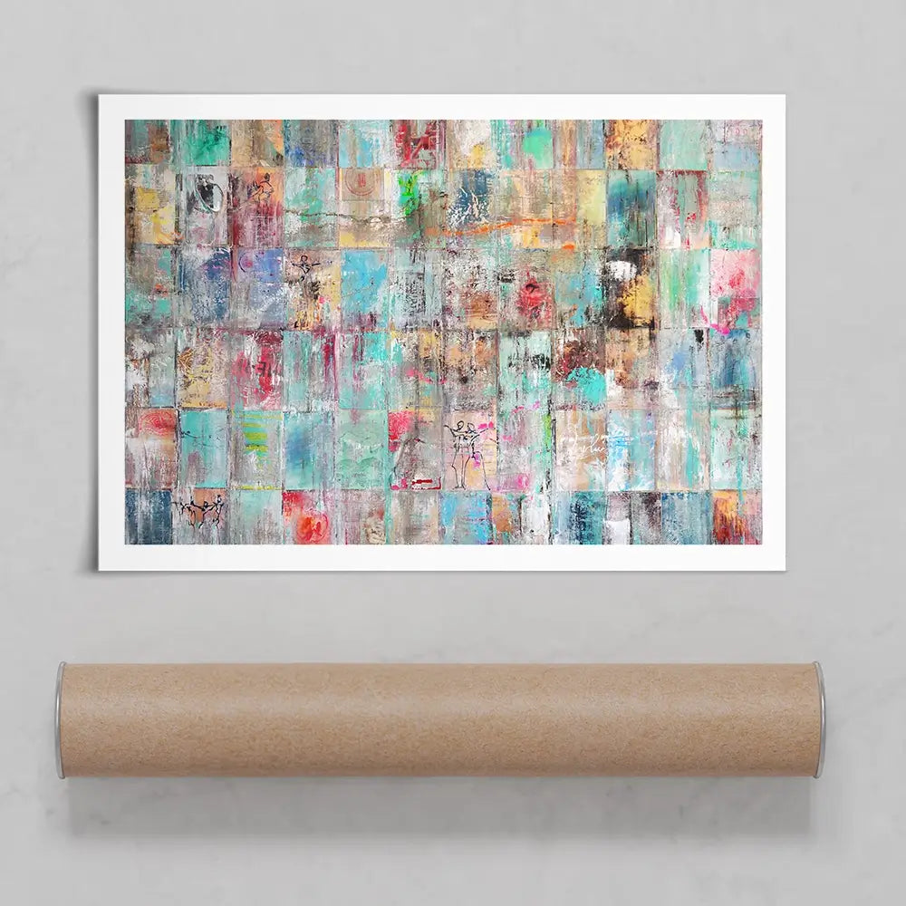 Patchwork Art Print Patchwork Art Print wall art product Studio Paint-Ing