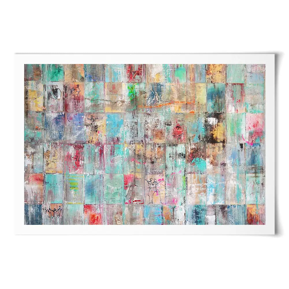 Patchwork Art Print Patchwork Art Print wall art product Studio Paint-Ing