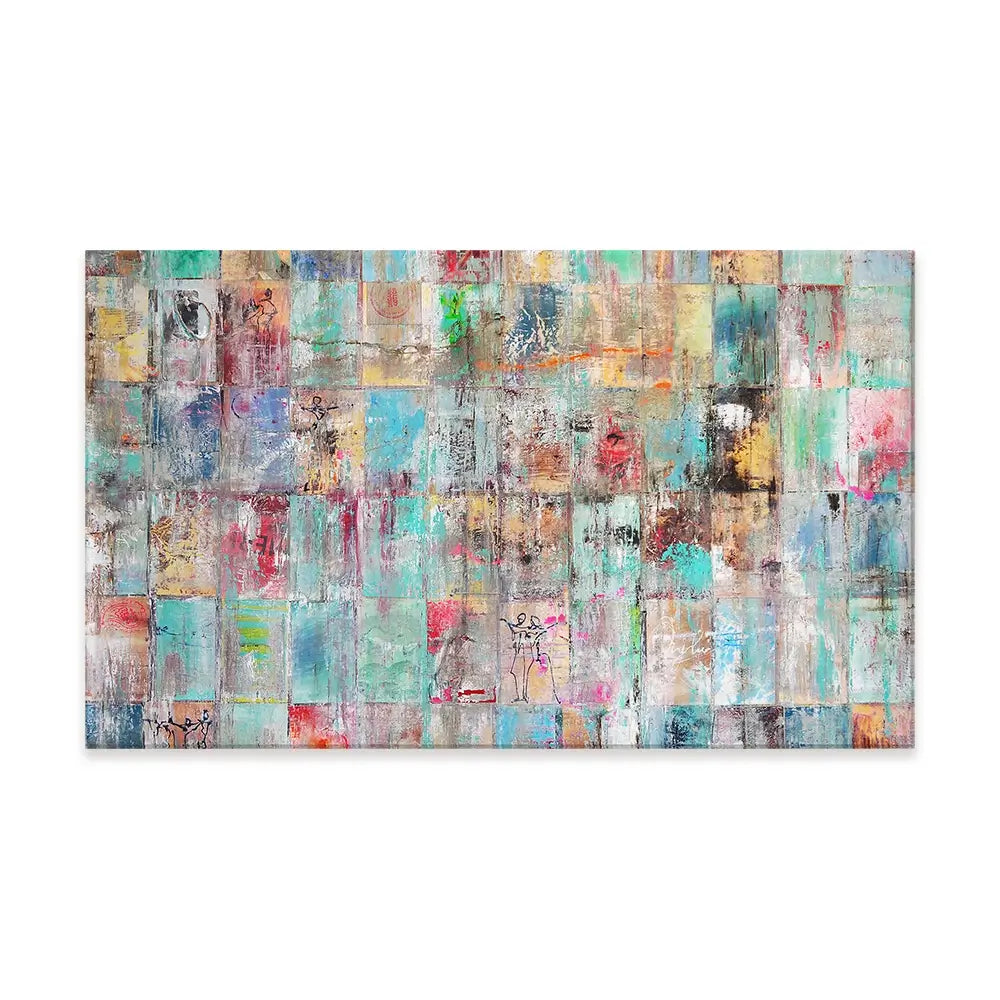 Patchwork Canvas Print Patchwork Canvas Print wall art product Studio Paint-Ing