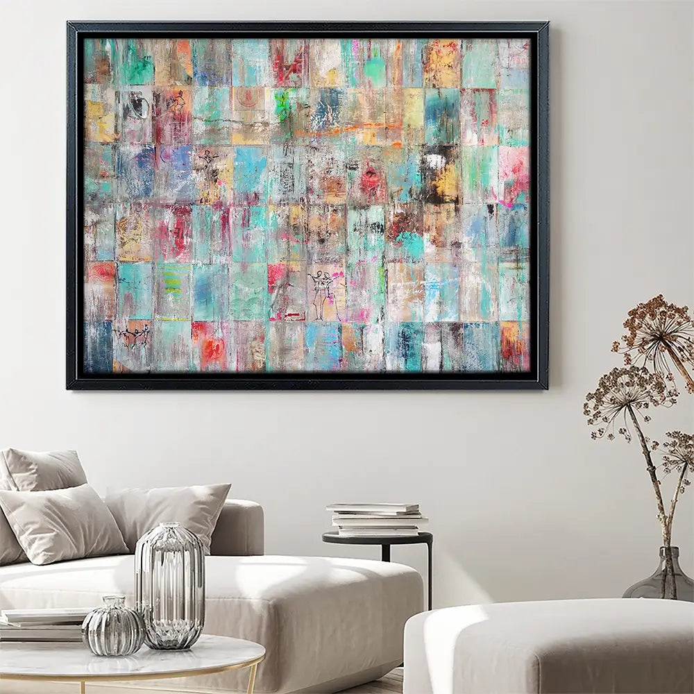Patchwork Canvas Print Patchwork Canvas Print wall art product Studio Paint-Ing