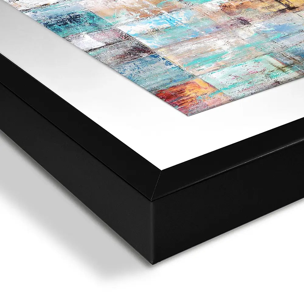 Patchwork Framed Art Print Patchwork Framed Art Print wall art product Studio Paint-Ing