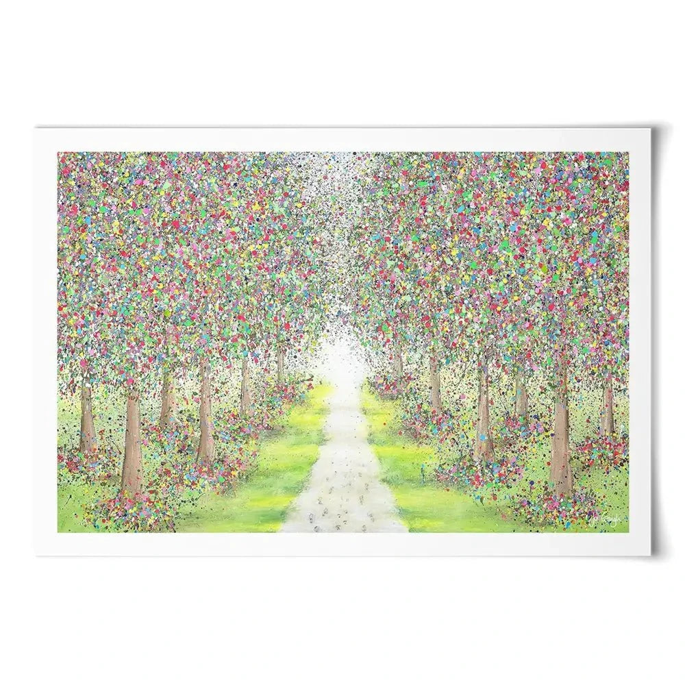Pathway To Happiness Art Print Pathway To Happiness Art Print wall art product Jo Gough