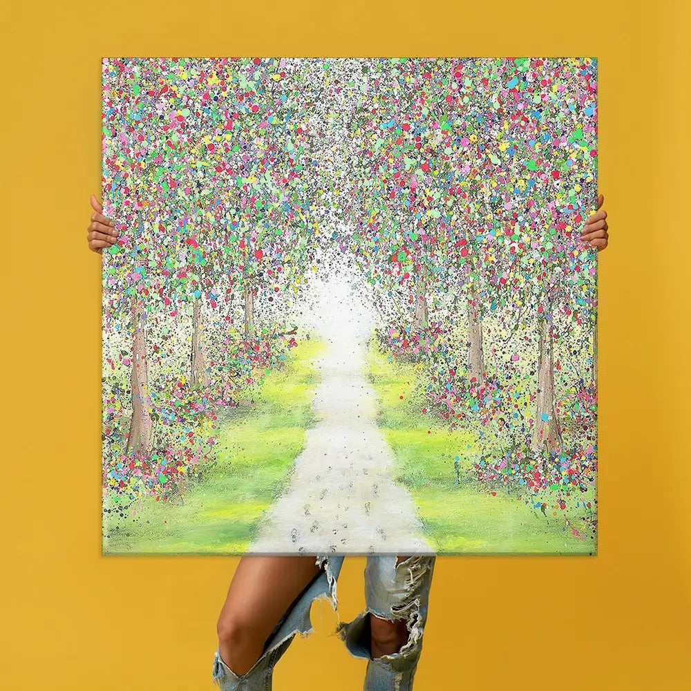 Pathway To Happiness Oversized Canvas Print Pathway To Happiness Oversized Canvas Print wall art product Art Print Shop