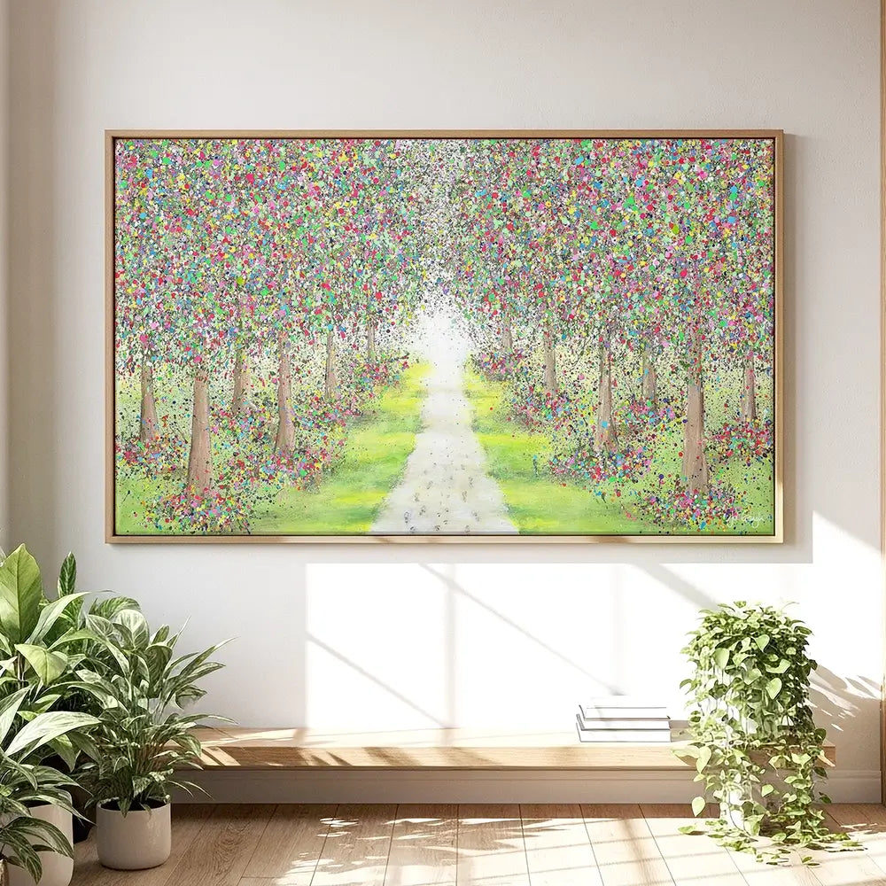 Pathway To Happiness Oversized Canvas Print Pathway To Happiness Oversized Canvas Print wall art product Art Print Shop