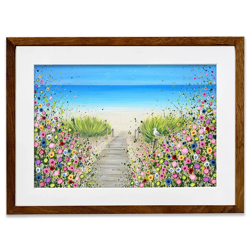 Pathway To Paradise Framed Art Print Pathway To Paradise Framed Art Print wall art product Jo Gough