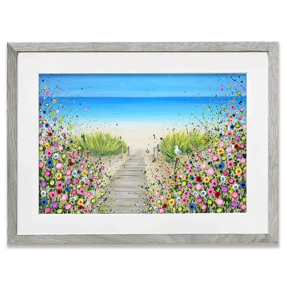 Pathway To Paradise Framed Art Print Pathway To Paradise Framed Art Print wall art product Jo Gough