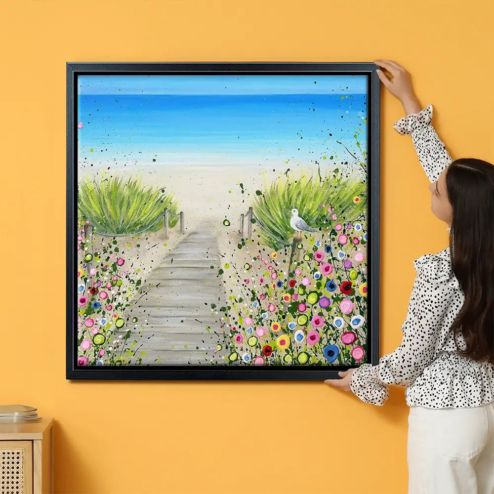 Pathway To Paradise Oversized Canvas Print Pathway To Paradise Oversized Canvas Print wall art product Jo Gough