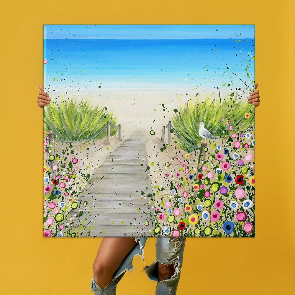 Pathway To Paradise Oversized Canvas Print Pathway To Paradise Oversized Canvas Print wall art product Jo Gough
