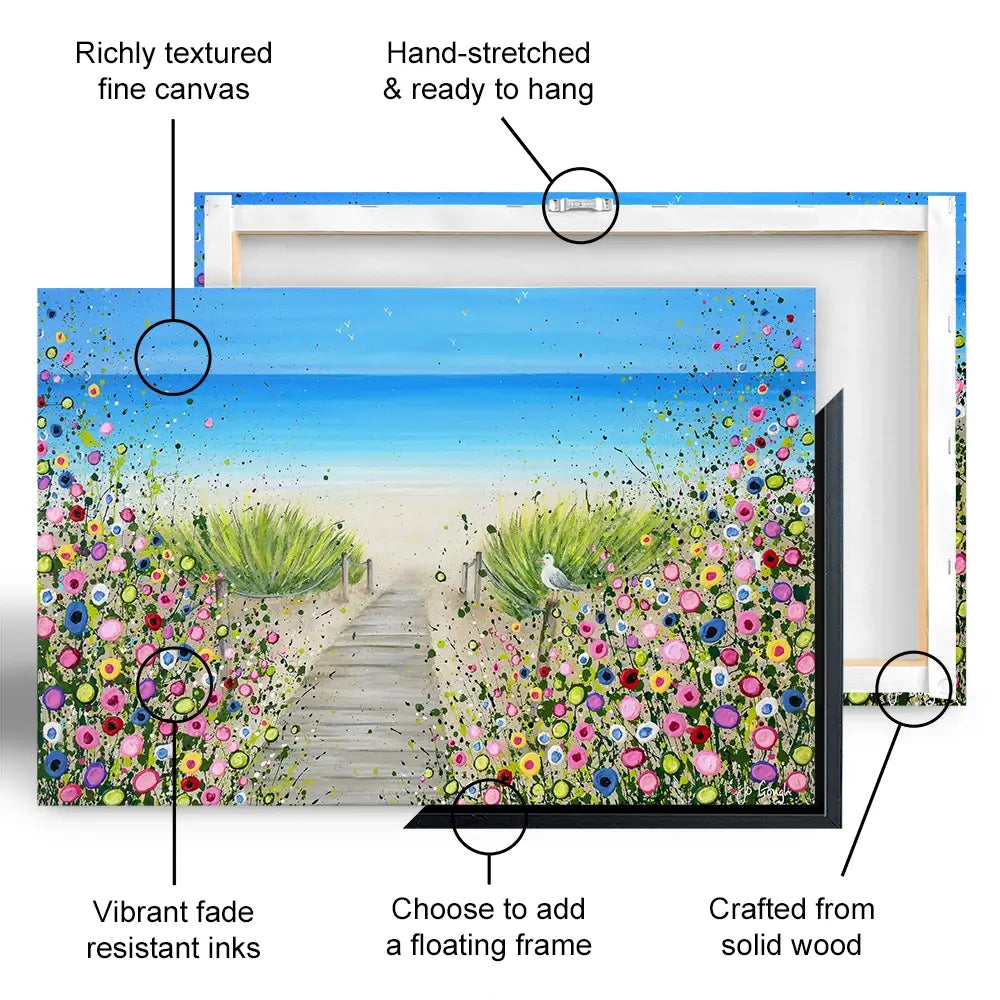 Pathway To Paradise Oversized Canvas Print Pathway To Paradise Oversized Canvas Print wall art product Jo Gough