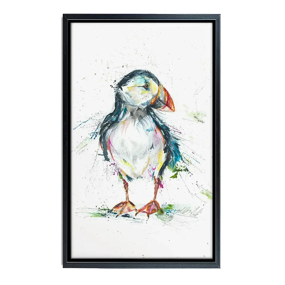 Patrick Puffin Canvas Print Patrick Puffin Canvas Print wall art product Nicola Jane Rowles