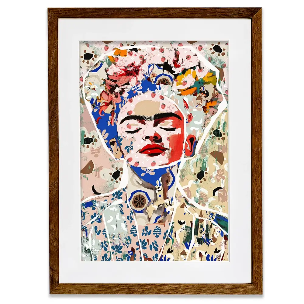 Pattern Play Frida Framed Art Print Pattern Play Frida Framed Art Print wall art product Treechild