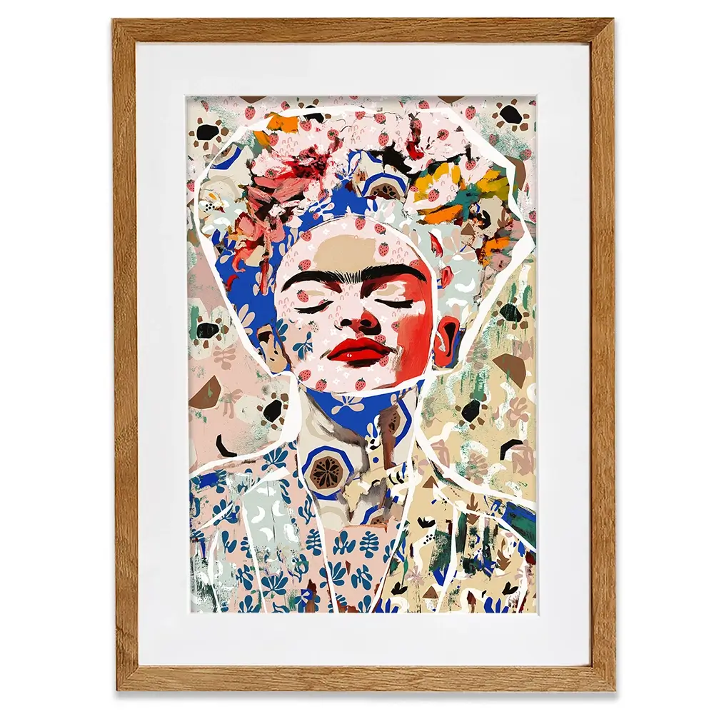 Pattern Play Frida Framed Art Print Pattern Play Frida Framed Art Print wall art product Treechild