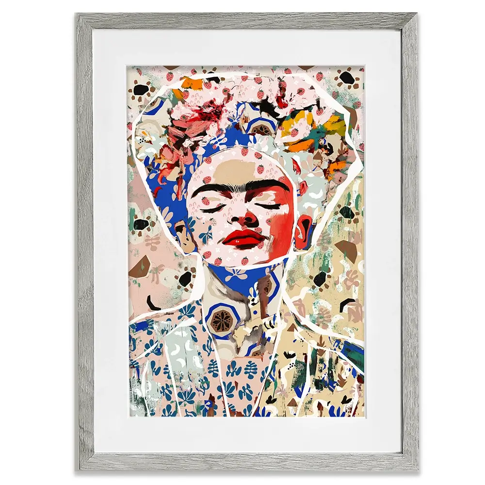 Pattern Play Frida Framed Art Print Pattern Play Frida Framed Art Print wall art product Treechild