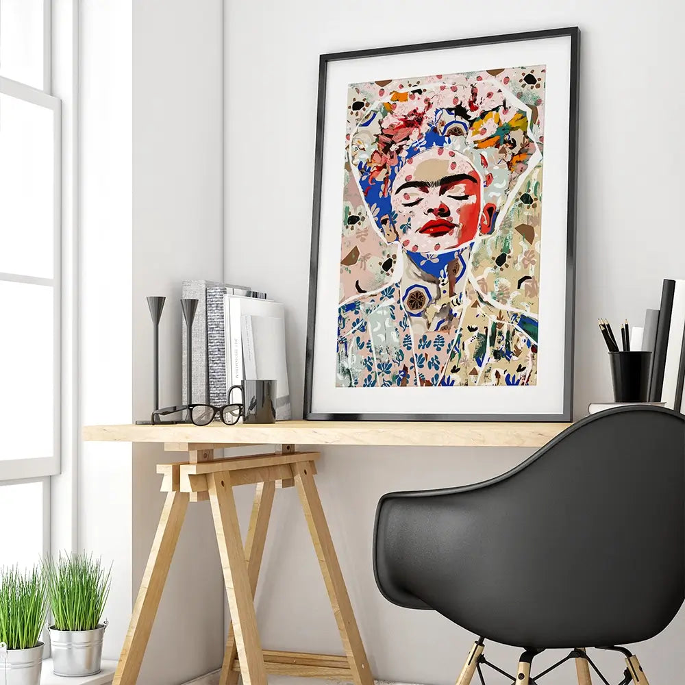 Pattern Play Frida Framed Art Print Pattern Play Frida Framed Art Print wall art product Treechild