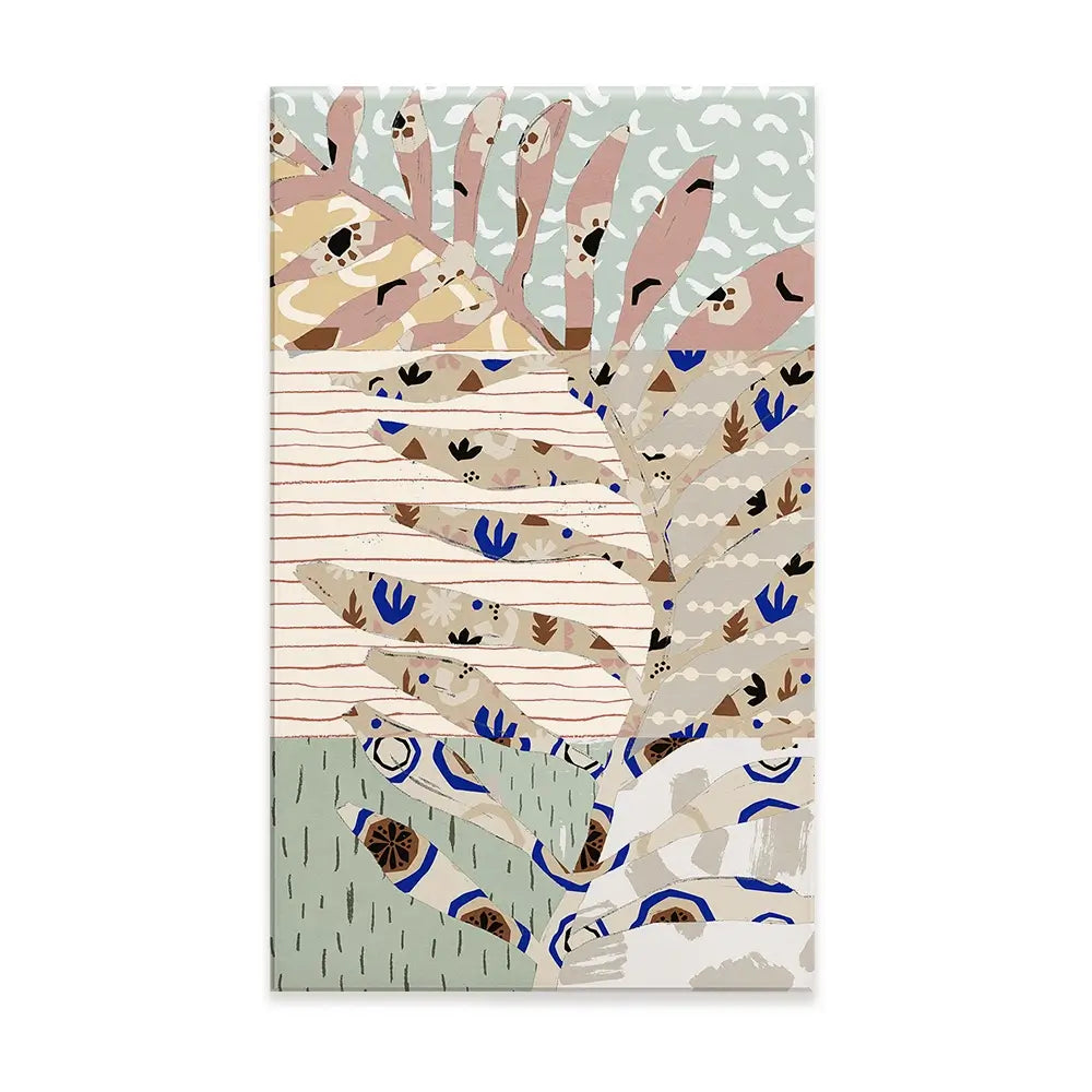 Pattern Play Leaf Canvas Print Pattern Play Leaf Canvas Print wall art product Treechild