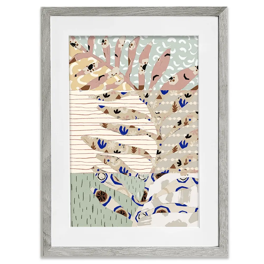 Pattern Play Leaf Framed Art Print Pattern Play Leaf Framed Art Print wall art product Treechild