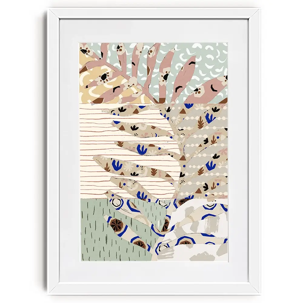Pattern Play Leaf Framed Art Print Pattern Play Leaf Framed Art Print wall art product Treechild