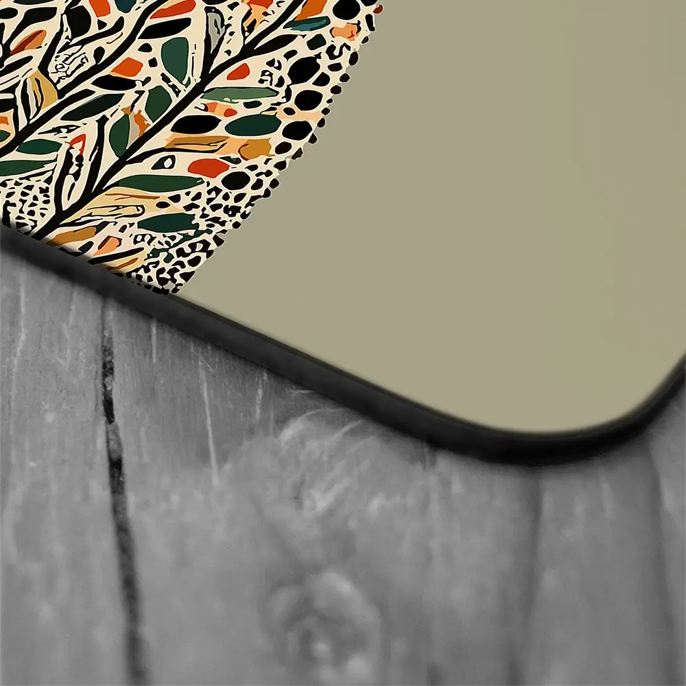 Patterned Cheetah Coaster Set Patterned Cheetah Coaster Set wall art product P & M Print Gallery