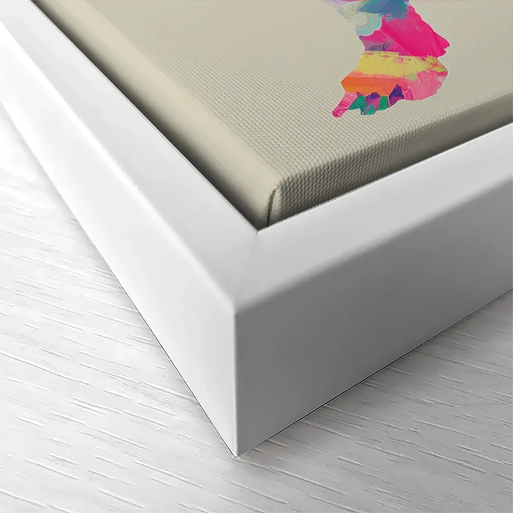 Patterned Dachshund Canvas Print Patterned Dachshund Canvas Print wall art product Chromatic Storm Studio
