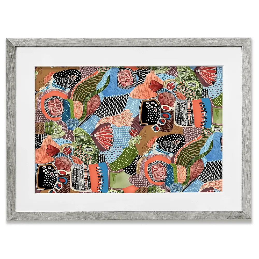 Patterns Framed Art Print Patterns Framed Art Print wall art product Art Print Shop