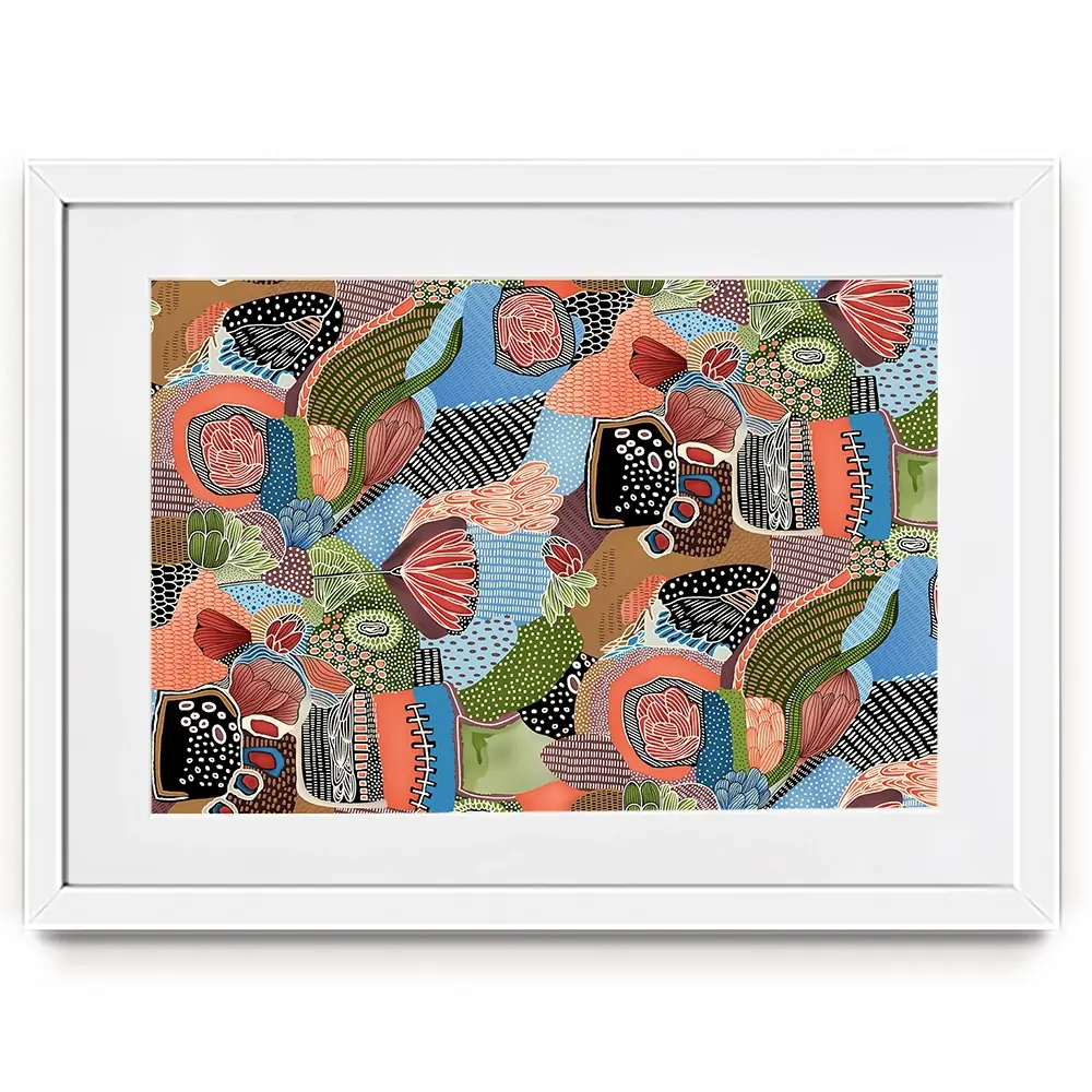 Patterns Framed Art Print Patterns Framed Art Print wall art product Art Print Shop