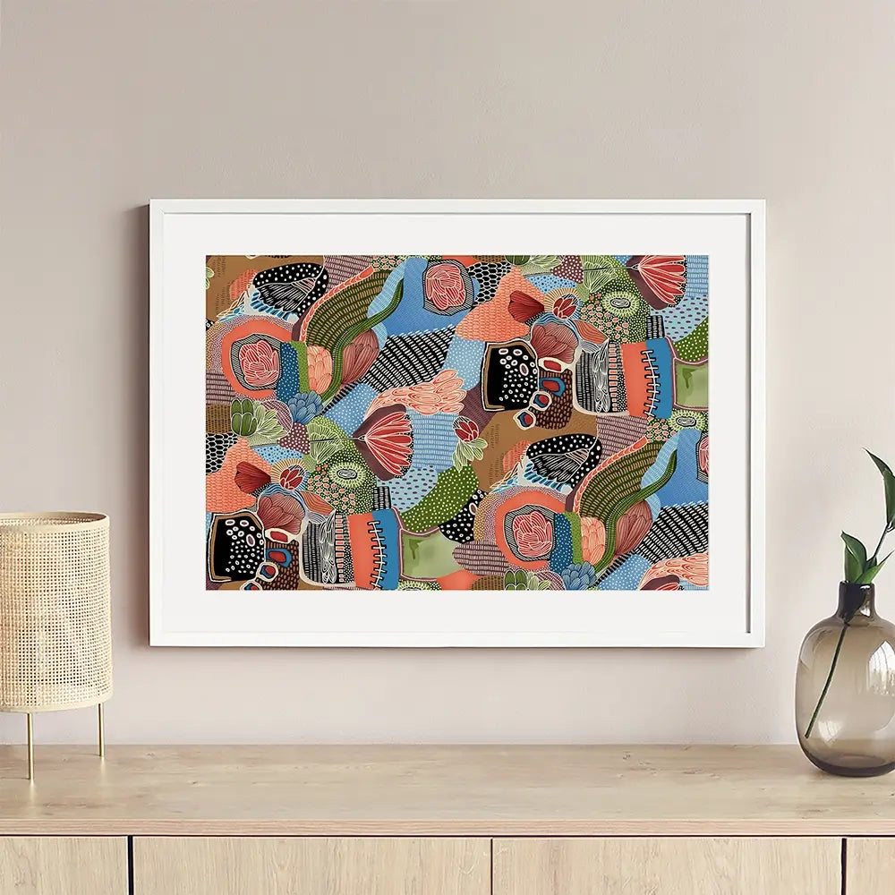 Patterns Framed Art Print Patterns Framed Art Print wall art product Art Print Shop