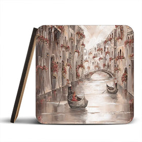 Peace In Venice Coaster Set Peace In Venice Coaster Set wall art product Art Print Shop