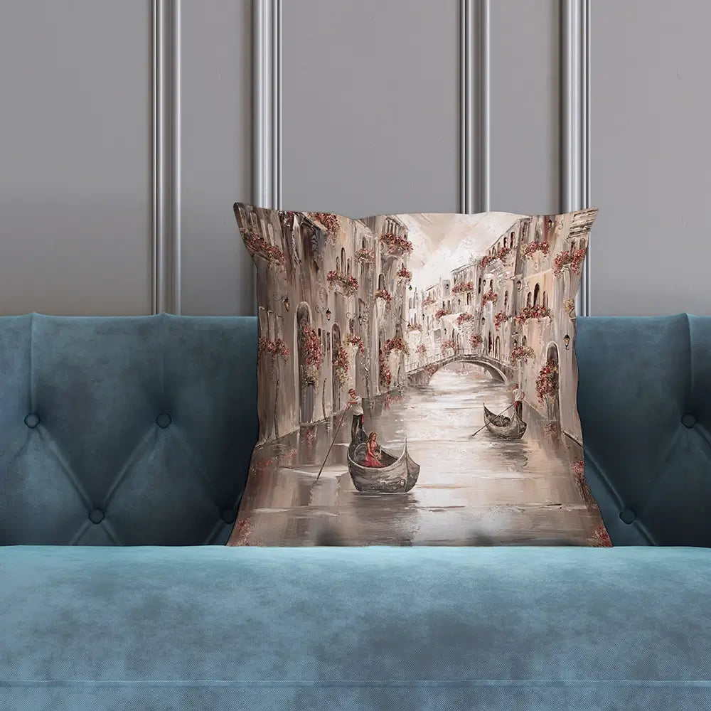 Peace In Venice Cushion Peace In Venice Cushion wall art product Art Print Shop