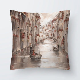 Peace In Venice Cushion Peace In Venice Cushion wall art product Art Print Shop