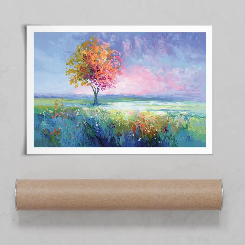Peaceful Landscape Art Print Peaceful Landscape Art Print wall art product Leon Devenice