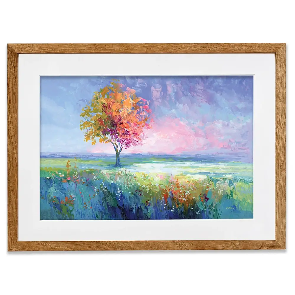 Peaceful Landscape Framed Art Print Peaceful Landscape Framed Art Print wall art product Leon Devenice