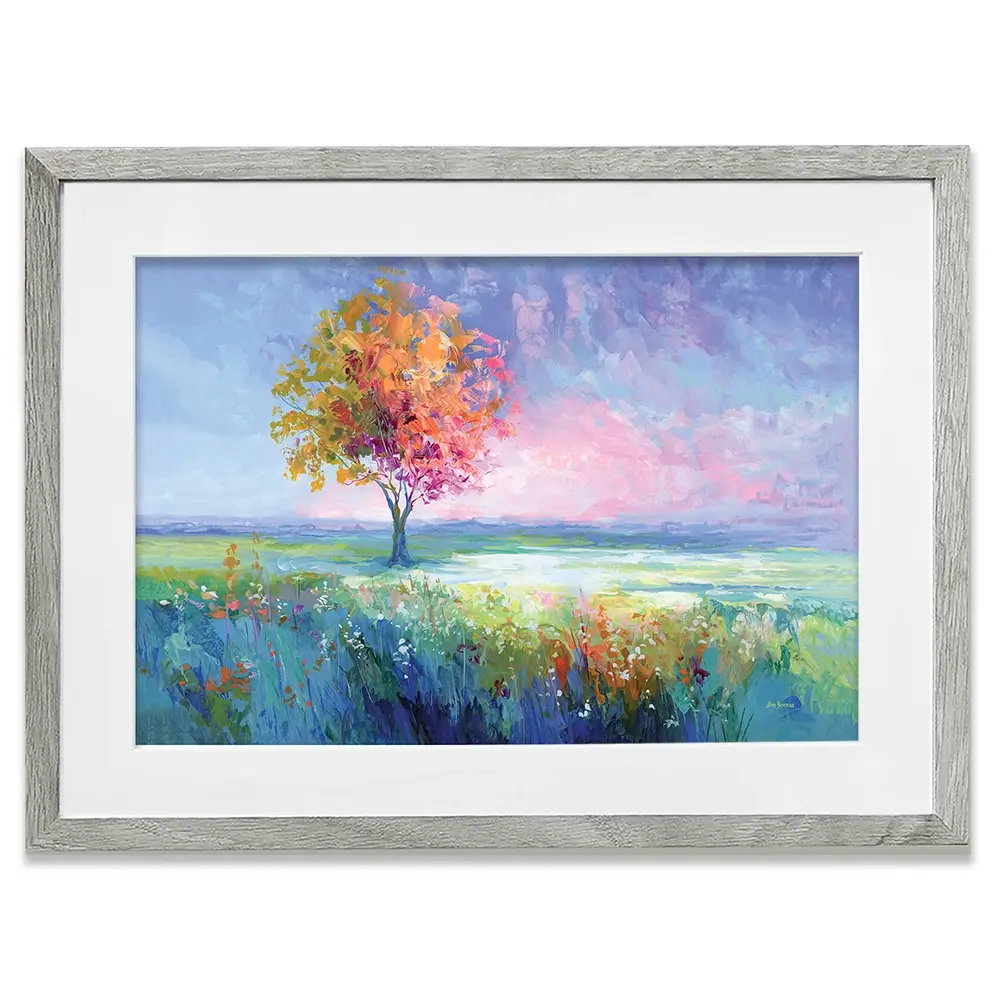 Peaceful Landscape Framed Art Print Peaceful Landscape Framed Art Print wall art product Leon Devenice
