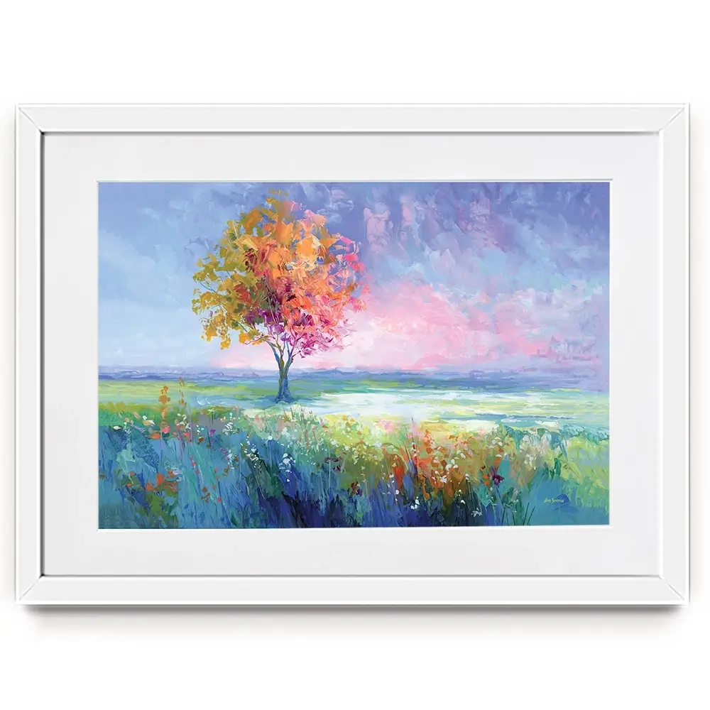 Peaceful Landscape Framed Art Print Peaceful Landscape Framed Art Print wall art product Leon Devenice