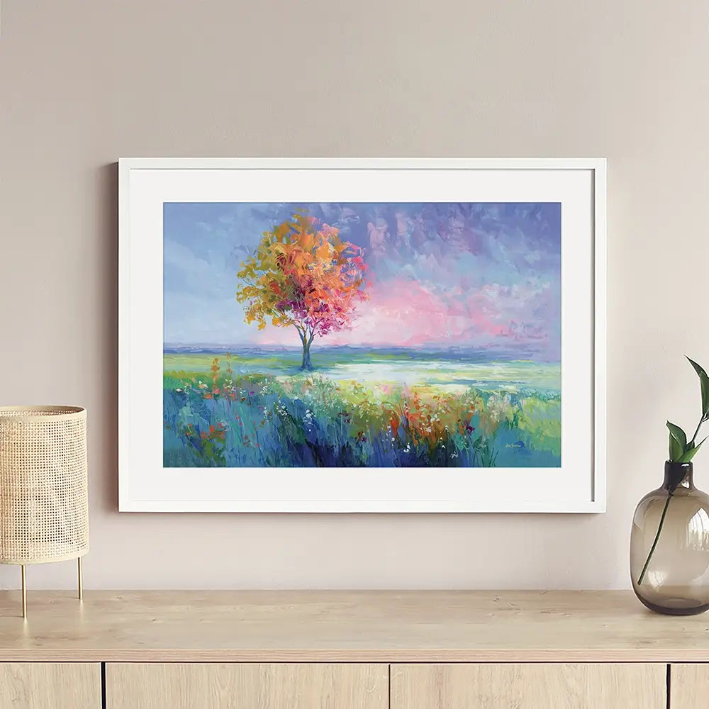 Peaceful Landscape Framed Art Print Peaceful Landscape Framed Art Print wall art product Leon Devenice