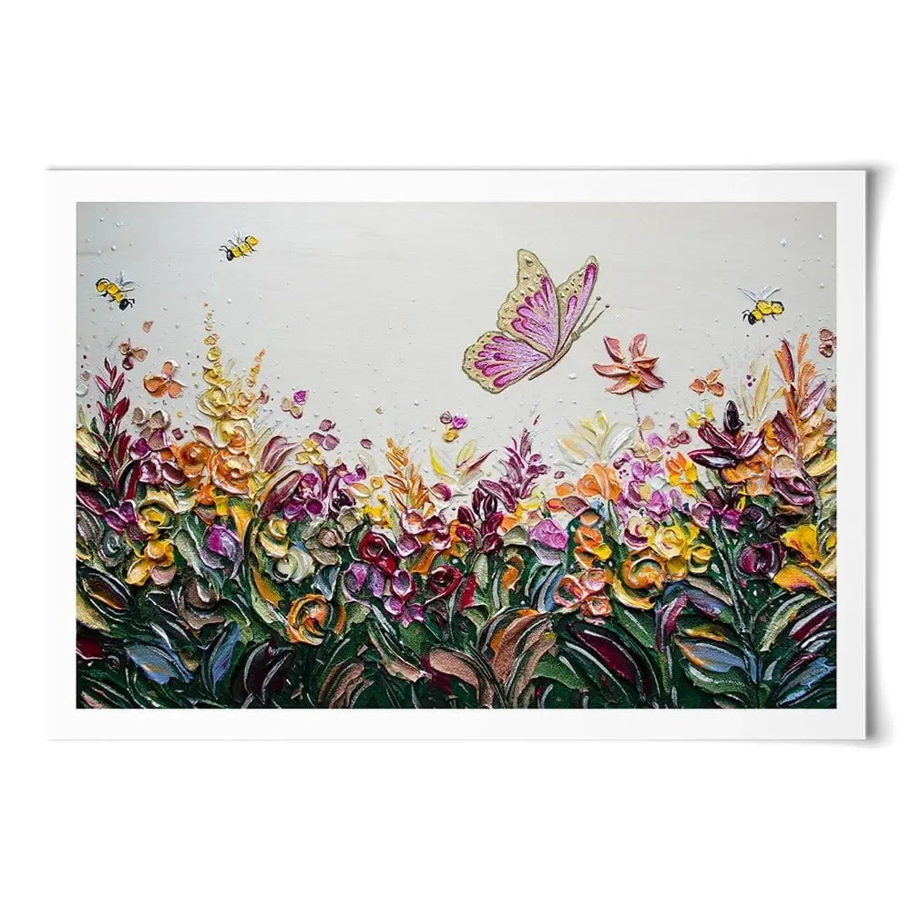 Peaceful Meadow Art Print Peaceful Meadow Art Print wall art product Nada Khatib